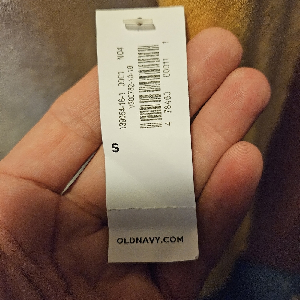 Old Navy size small hoodie yellow& white - Picture 9 of 11